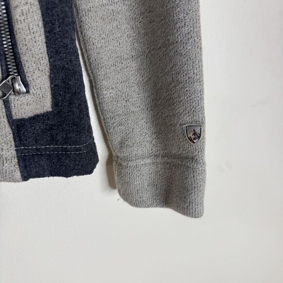 Kuhl Alpaca Fleece Jacket Womens Medium Gray Full Zip Outdoor Performance M - Picture 4 of 11